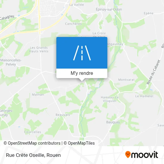 Rue Crête Oseille plan
