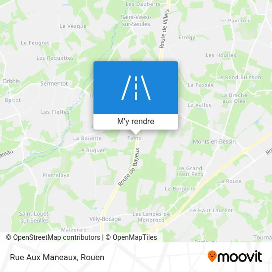 Rue Aux Maneaux plan