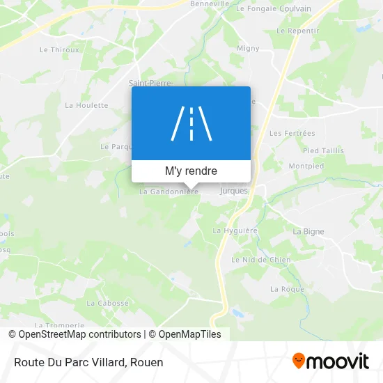 Route Du Parc Villard plan