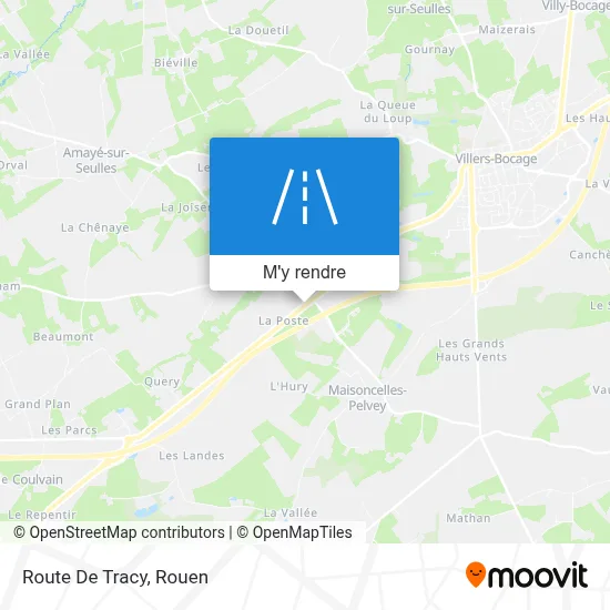 Route De Tracy plan