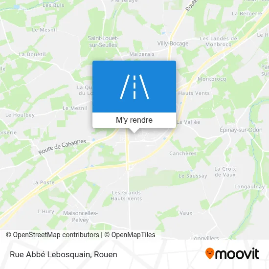 Rue Abbé Lebosquain plan