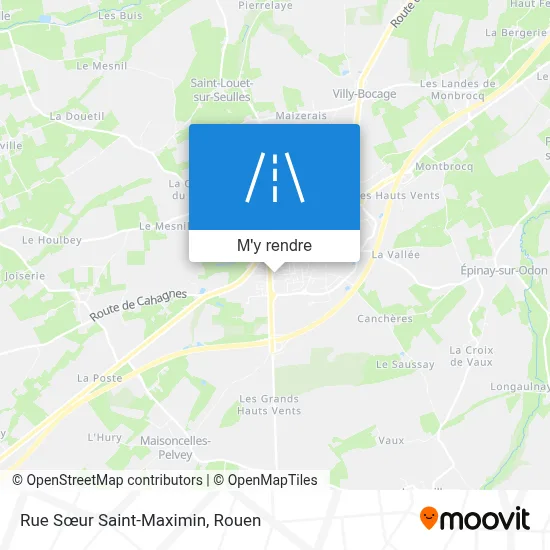 Rue Sœur Saint-Maximin plan