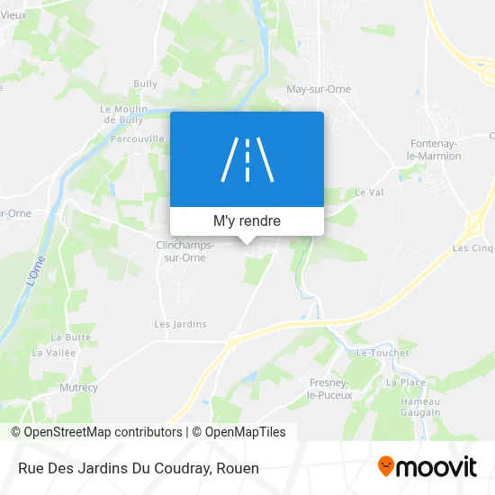 Rue Des Jardins Du Coudray plan