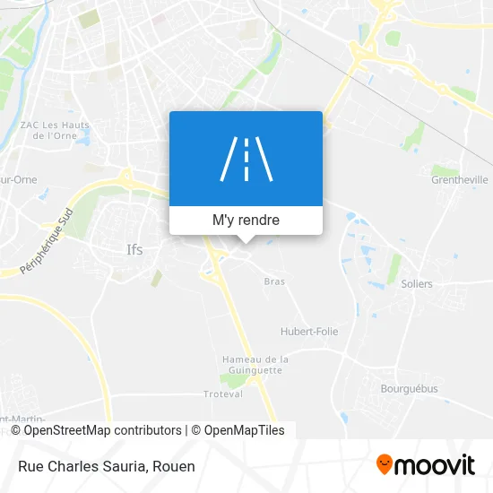 Rue Charles Sauria plan