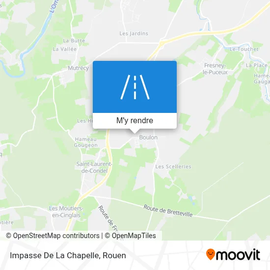 Impasse De La Chapelle plan