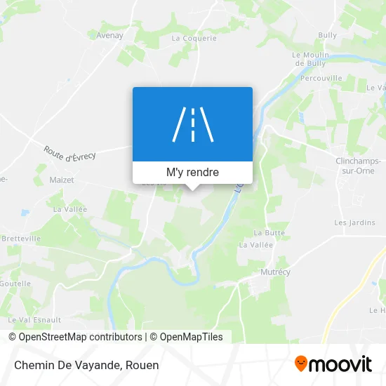 Chemin De Vayande plan