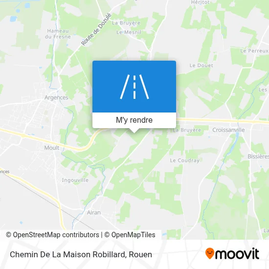 Chemin De La Maison Robillard plan