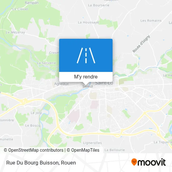 Rue Du Bourg Buisson plan