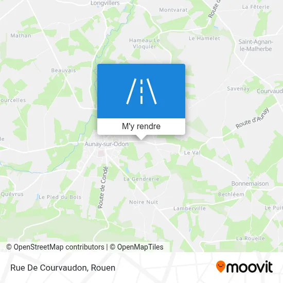 Rue De Courvaudon plan