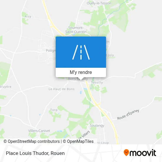 Place Louis Thudor plan