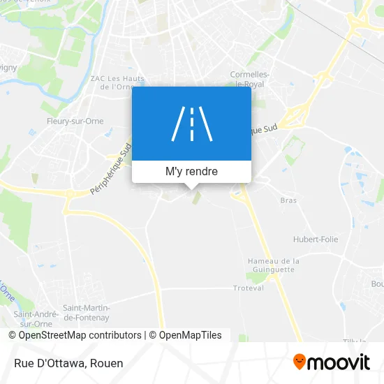 Rue D'Ottawa plan
