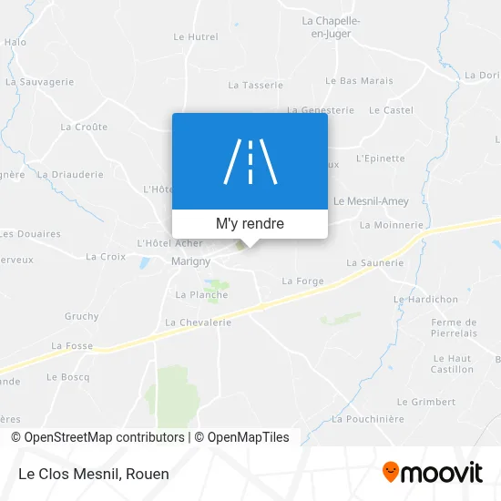 Le Clos Mesnil plan