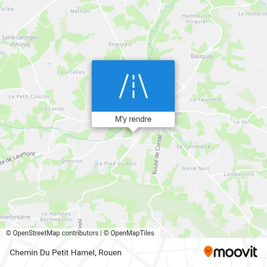 Chemin Du Petit Hamel plan