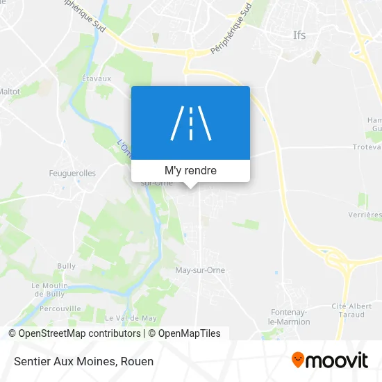 Sentier Aux Moines plan