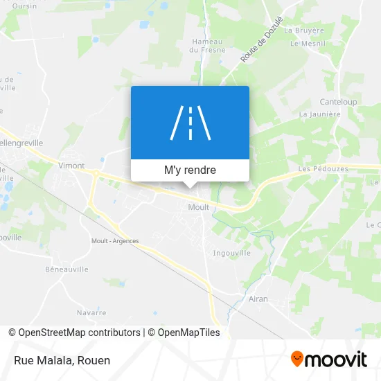 Rue Malala plan