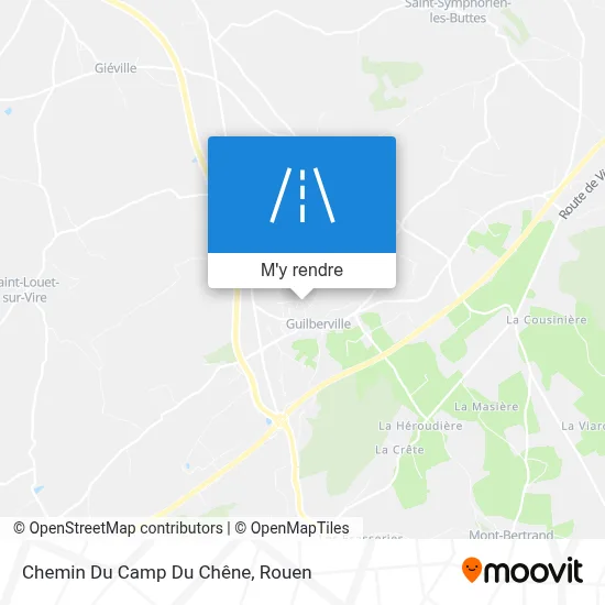 Chemin Du Camp Du Chêne plan