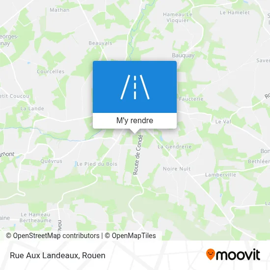 Rue Aux Landeaux plan