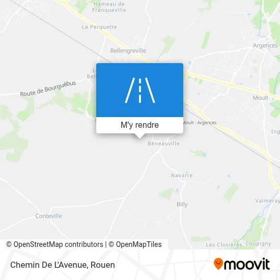 Chemin De L'Avenue plan