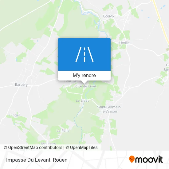 Impasse Du Levant plan