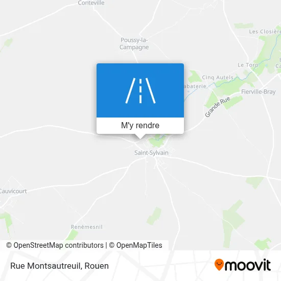 Rue Montsautreuil plan