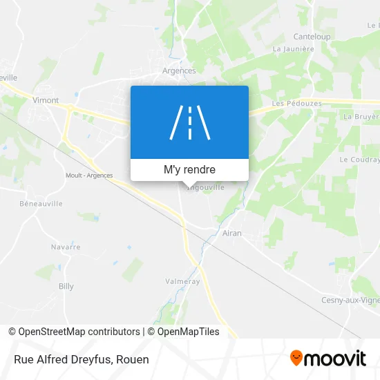 Rue Alfred Dreyfus plan