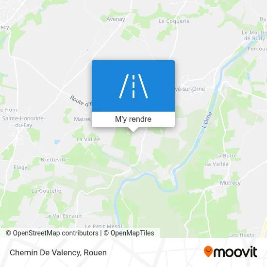 Chemin De Valency plan