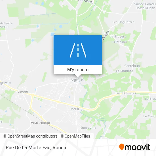 Rue De La Morte Eau plan