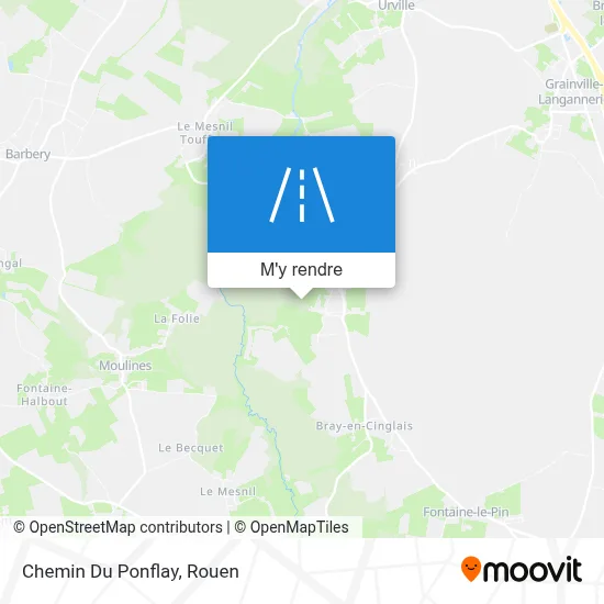 Chemin Du Ponflay plan