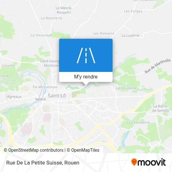 Rue De La Petite Suisse plan