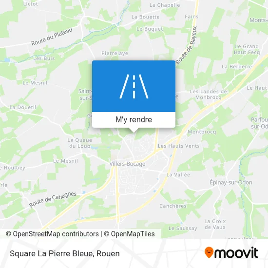 Square La Pierre Bleue plan