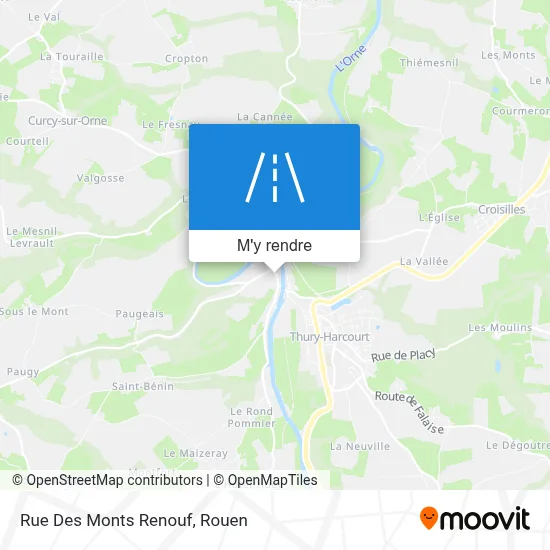 Rue Des Monts Renouf plan