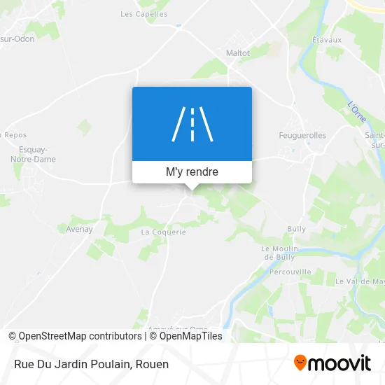 Rue Du Jardin Poulain plan
