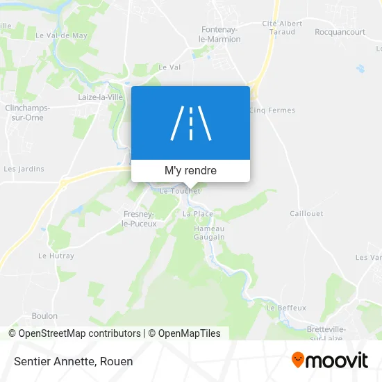 Sentier Annette plan
