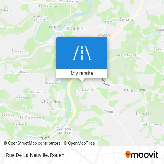 Rue De La Neuville plan