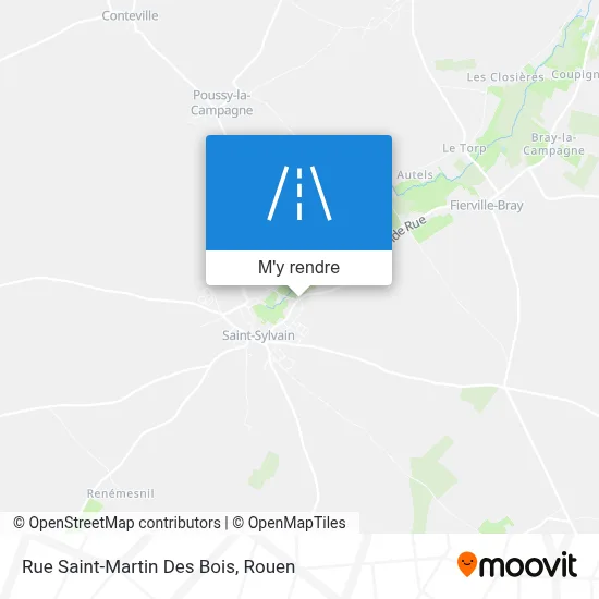 Rue Saint-Martin Des Bois plan