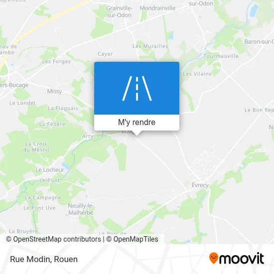 Rue Modin plan