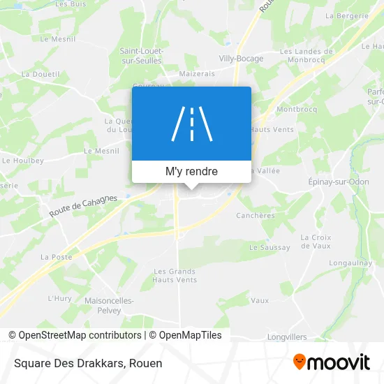 Square Des Drakkars plan