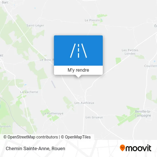 Chemin Sainte-Anne plan