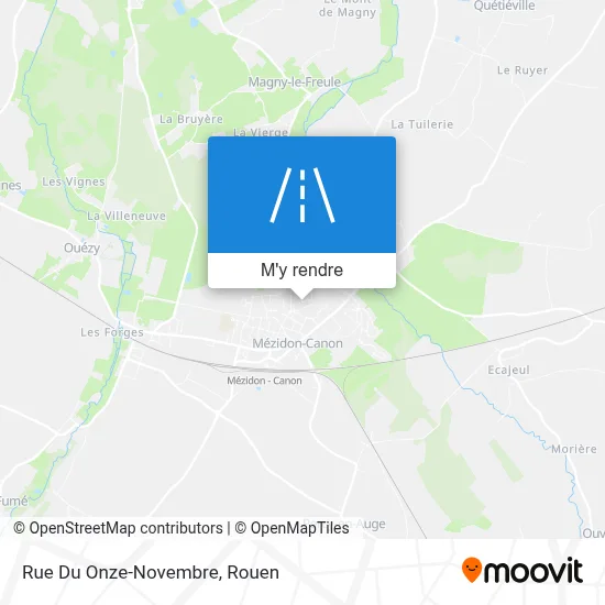 Rue Du Onze-Novembre plan