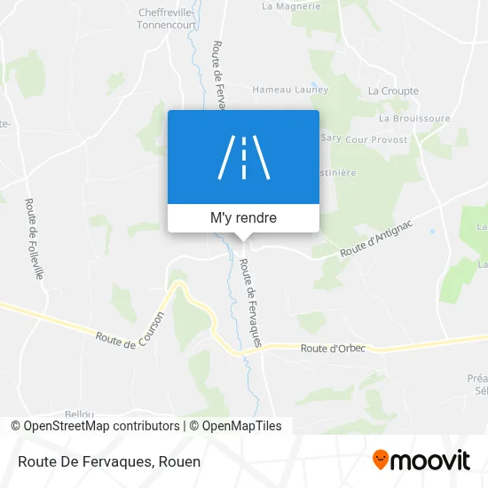 Route De Fervaques plan