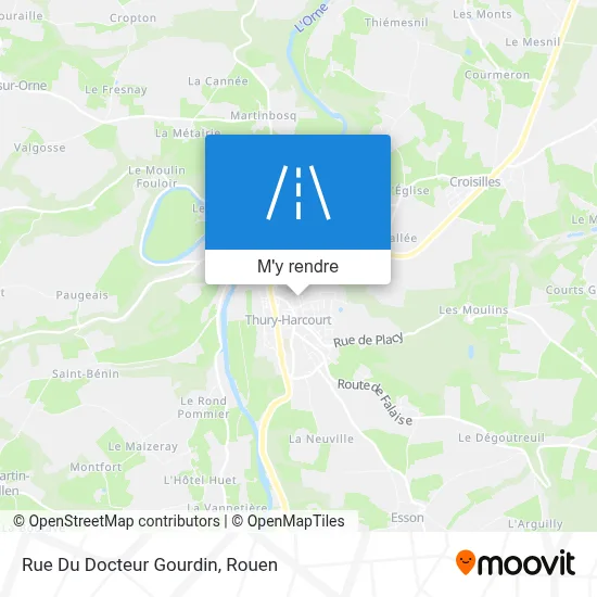Rue Du Docteur Gourdin plan