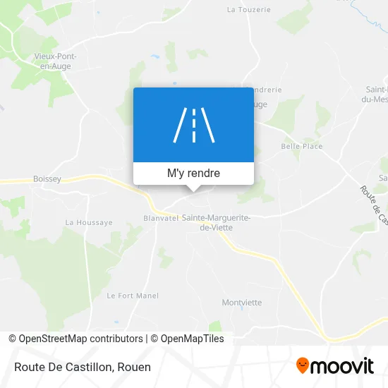 Route De Castillon plan