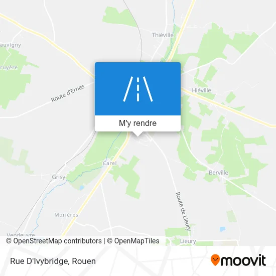 Rue D'Ivybridge plan