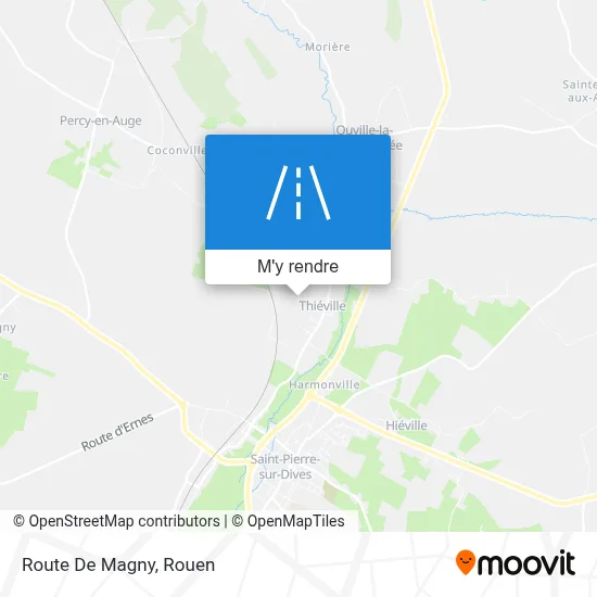 Route De Magny plan