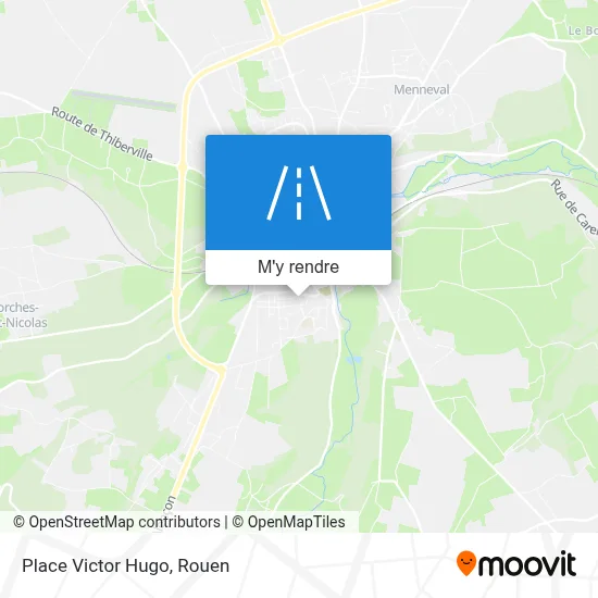 Place Victor Hugo plan