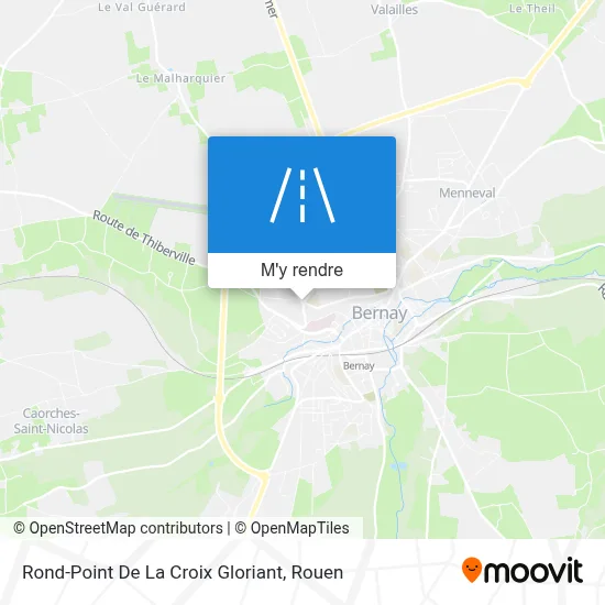 Rond-Point De La Croix Gloriant plan