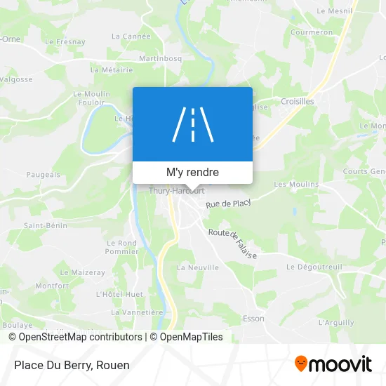 Place Du Berry plan