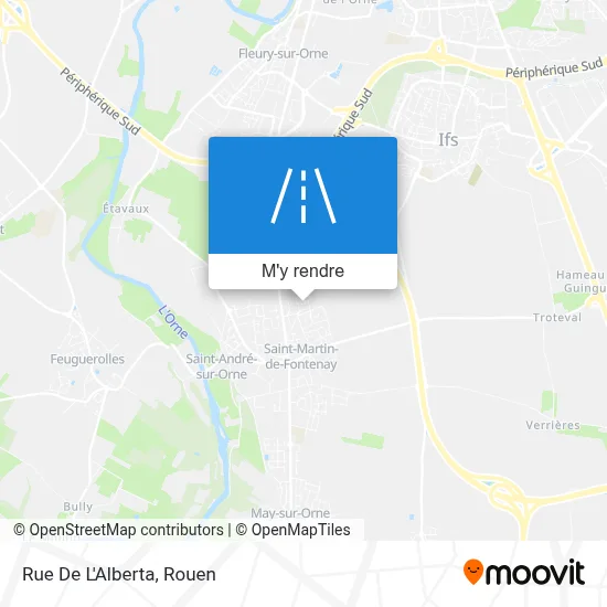 Rue De L'Alberta plan
