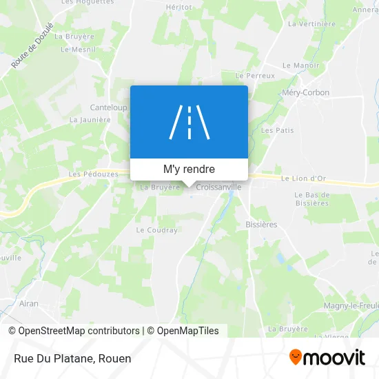 Rue Du Platane plan
