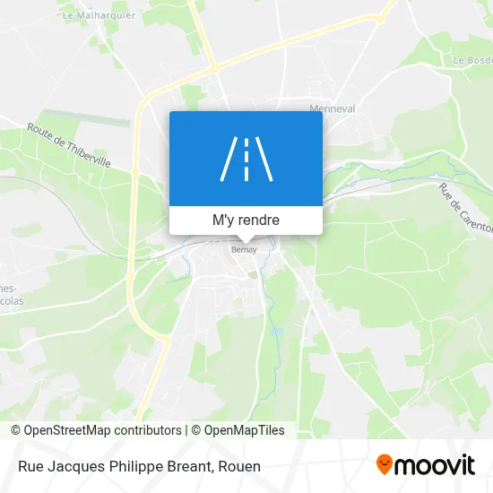Rue Jacques Philippe Breant plan